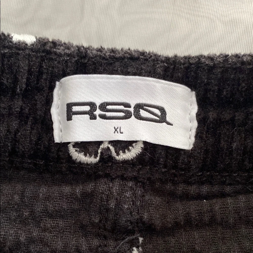 RSQ Gray A-Line Mini Skirt Crduroy Casual